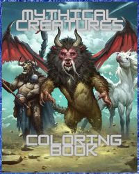 Cover image for Mythical Creatures Coloring Book