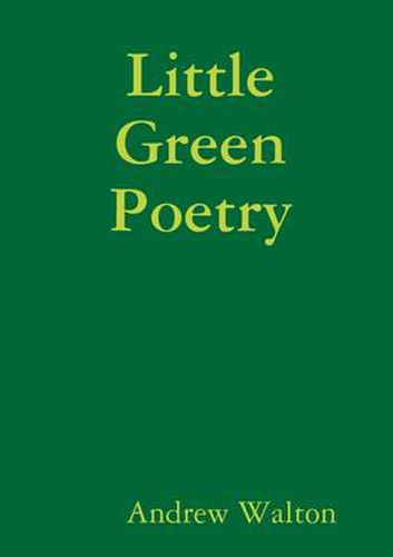 Cover image for Little Green Poetry