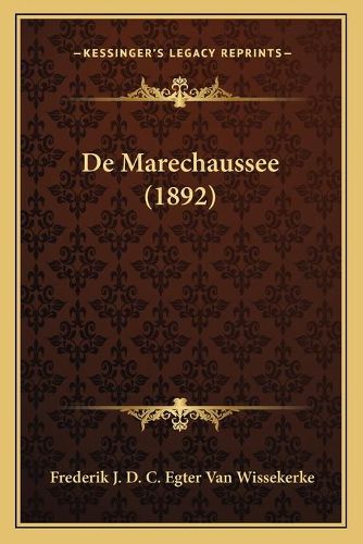 Cover image for de Marechaussee (1892)