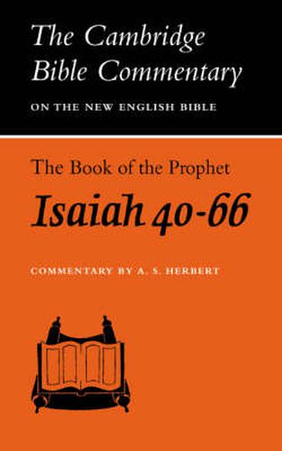 Cover image for The Book of the Prophet Isaiah, Chapters 40-66