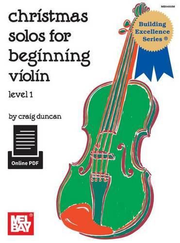 Cover image for Christmas Solos For Beginning Violin