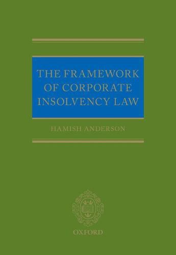 Cover image for The Framework of Corporate Insolvency Law