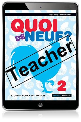Cover image for Quoi de Neuf ? 2 Teacher eBook and Audio Download