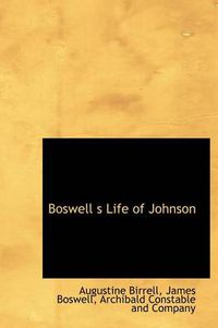 Cover image for Boswell S Life of Johnson