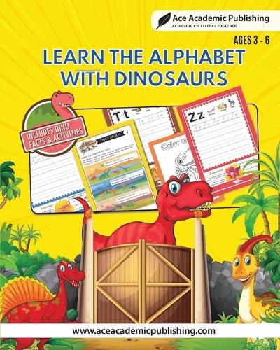 Cover image for Learn Alphabet with Dinosaurs