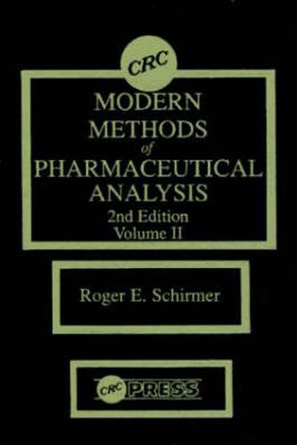 Cover image for Modern Methods of Pharmaceutical Analysis, Second Edition, Volume II