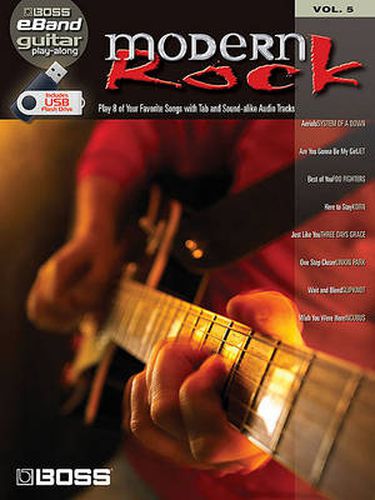 Cover image for Modern Rock: Boss Eband Guitar Play-Along Volume 5