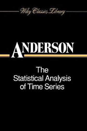 Cover image for The Statistical Analysis of Time Series