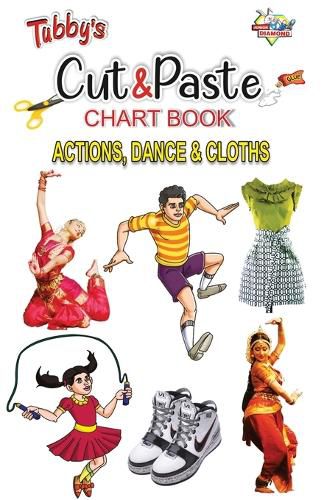 Cover image for Tubbys Cut & Paste Chart Book Action, Dance & Cloths