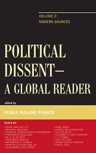 Cover image for Political Dissent: A Global Reader: Modern Sources