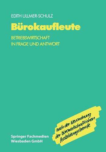 Cover image for Burokaufleute