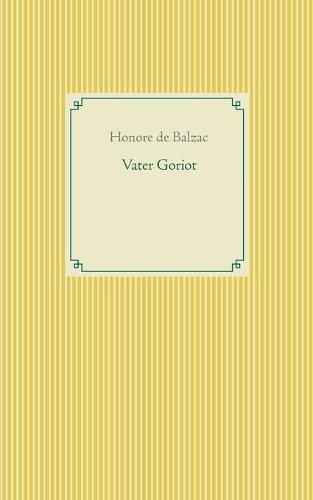 Cover image for Vater Goriot