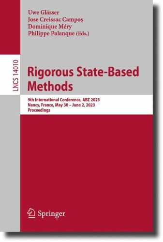 Cover image for Rigorous State-Based Methods