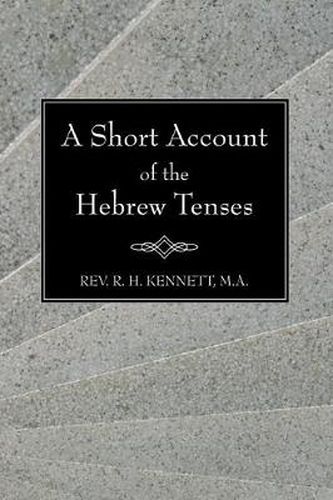 Cover image for Short Account of the Hebrew Tenses
