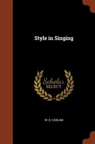 Cover image for Style in Singing