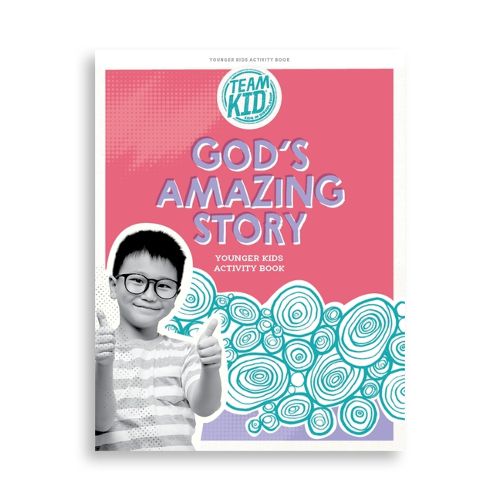 Cover image for Teamkid: God's Amazing Story - Younger Kids Activity Book