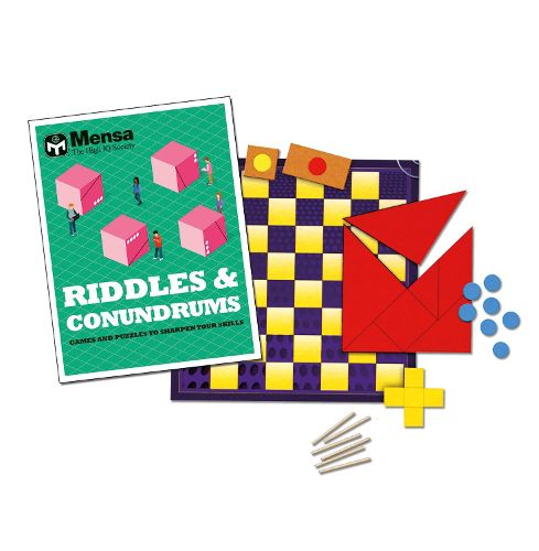 Mensa Riddles & Conundrums Pack: Games and Puzzles to Sharpen Your Skills