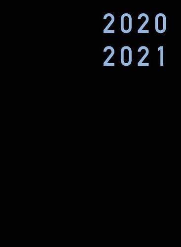 Cover image for Agenda 2020 2021: 18 Mesi Agenda 2020/2021, luglio 2020 - dicembre 2021 nera, copertina rigida, settimanale verticale, italiano, Din A4