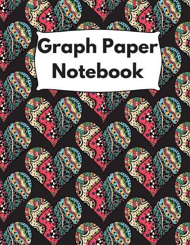 Cover image for Graph Paper Notebook: Large Simple Graph Paper Notebook, 100 Quad ruled 5x5 pages 8.5 x 11 / Grid Paper Notebook for Math and Science Students / Crazy Fruits Collection