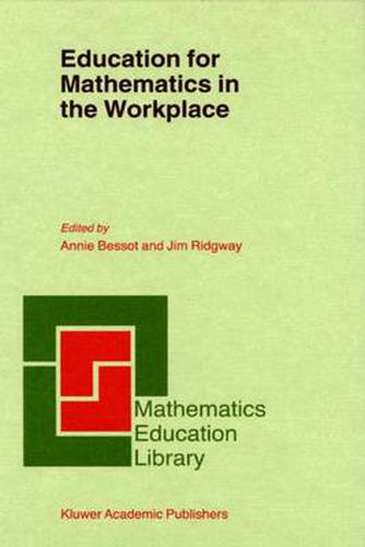 Cover image for Education for Mathematics in the Workplace