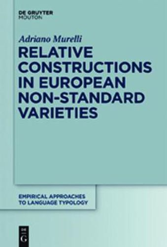 Cover image for Relative Constructions in European Non-Standard Varieties