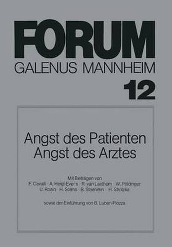 Angst Des Patienten Angst Des Arztes