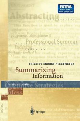 Cover image for Summarizing Information: Including CD-ROM  SimSum , Simulation of Summarizing, for Macintosh and Windows
