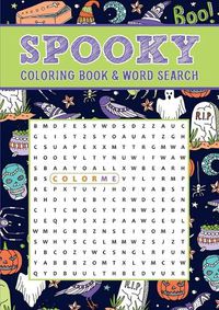 Cover image for Spooky Coloring Book & Word Search