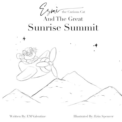 Cover image for Esme the Curious Cat and the Great Sunrise Summit: Color Your Own Adventure