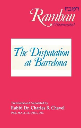 Cover image for The Disputation at Barcelona