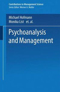 Cover image for Psychoanalysis and Management