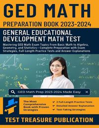 Cover image for GED Math Preparation Book 2023-2024