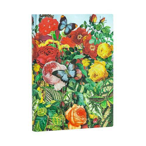 Cover image for Butterfly Garden Midi Lined Softcover Flexi Journal (176 pages)