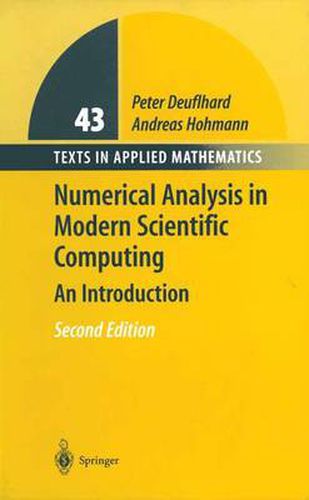 Cover image for Numerical Analysis in Modern Scientific Computing: An Introduction