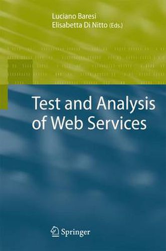 Cover image for Test and Analysis of Web Services