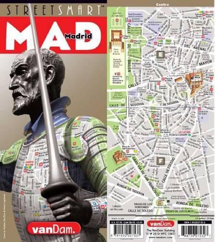 Cover image for Streetsmart Madrid Map by Vandam