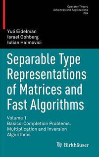 Cover image for Separable Type Representations of Matrices and Fast Algorithms: Volume 1 Basics. Completion Problems. Multiplication and Inversion Algorithms