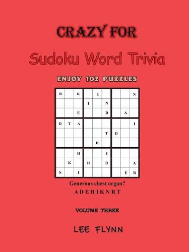 Cover image for Crazy For Sudoku Word Trivia Volume Three