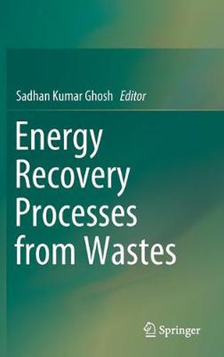 Cover image for Energy Recovery Processes from Wastes