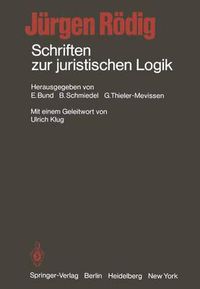 Cover image for Schriften Zur Juristischen Logik