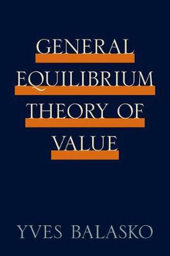 Cover image for General Equilibrium Theory of Value