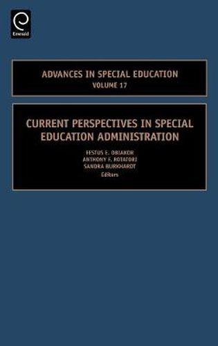 Cover image for Current Perspectives in Special Education Administration