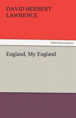 Cover image for England, My England