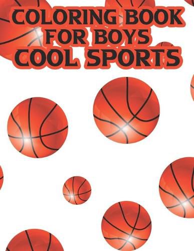 Coloring Book For Boys Cool Sports