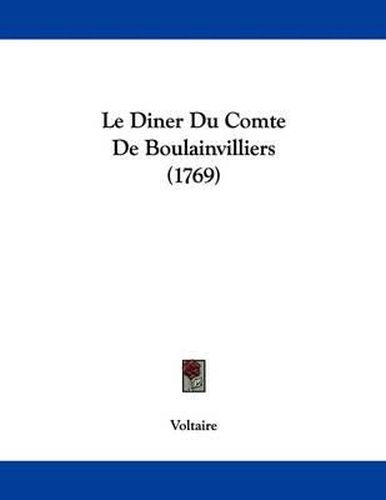 Le Diner Du Comte de Boulainvilliers (1769)