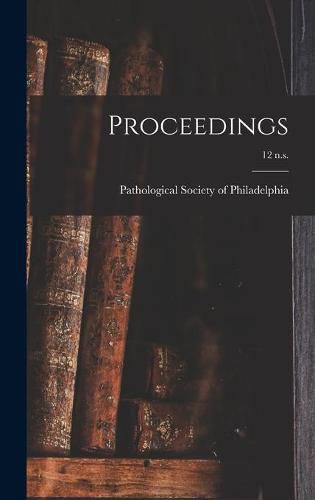 Cover image for Proceedings; 12 n.s.