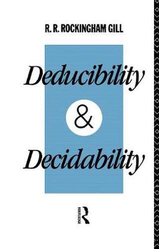 Cover image for Deducibility and Decidability