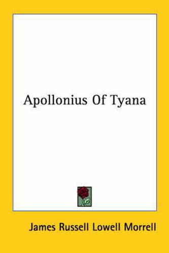 Cover image for Apollonius of Tyana