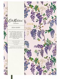 Cover image for 2024 London Wisteria A5 Cath Kidston Cloth Diary
