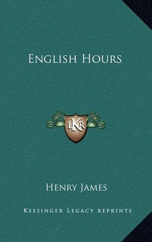 Cover image for English Hours